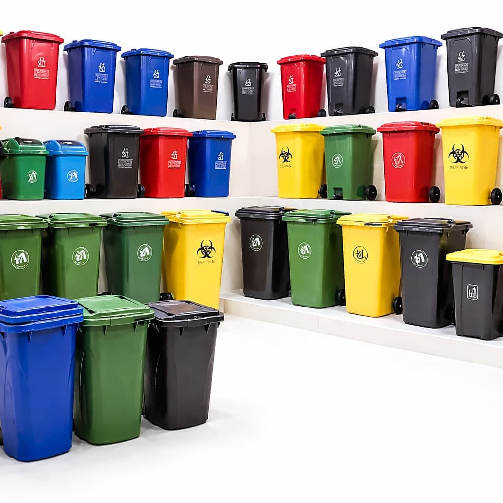 Durable bins for clean, organized environments.